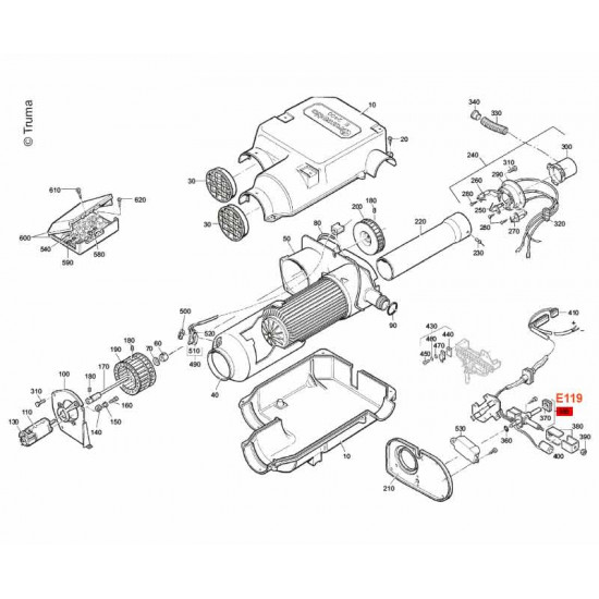 Valve body E2400 30mbar