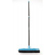 Broom with silicone bristles, telescopic