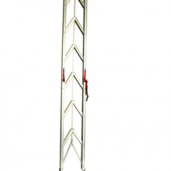 Aluminum folding ladder - 2.10 m