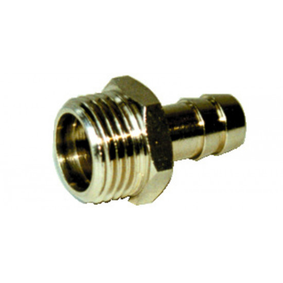 Screw-in fitting straight 3/8" x 12mm