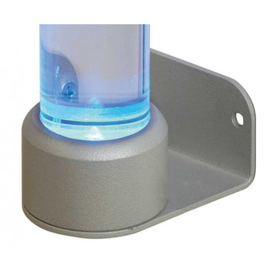 TFT holder, rotatable and tiltable, right-hand with blue LED lighting