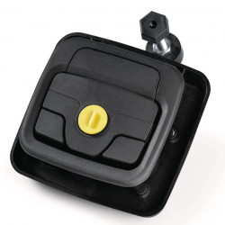 OPERA trunk lid lock with clamping bolt locking mechanism