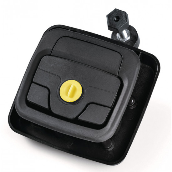 OPERA trunk lid lock with clamping bolt locking mechanism