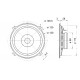 Broadband loudspeaker with inverted surround (5")