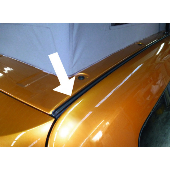 Keder rail for Ø 6-8 mm - 3 m