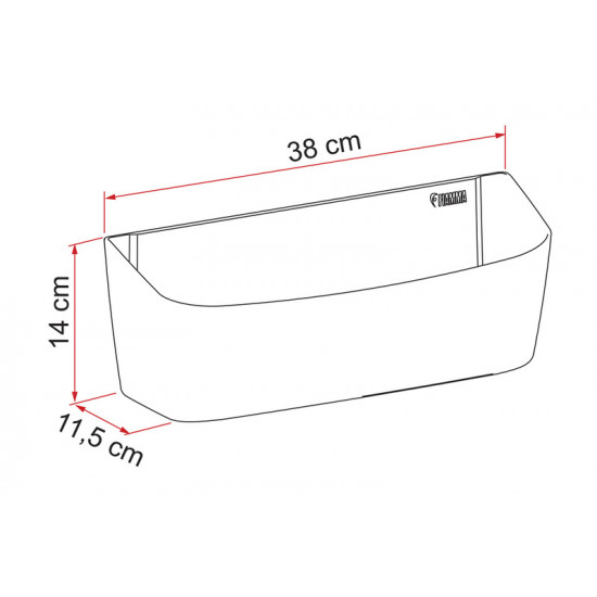 Pocket Plus Storage M - cream white
