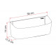 Pocket Plus Storage M - cream white
