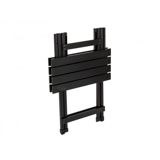 Single Black Aluminum Folding Table