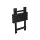 Single Black Aluminum Folding Table