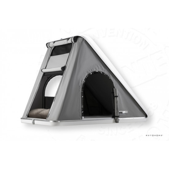 Columbus Variant hard-shell roof tent - Grey fabric - White shell - Medium X-Long