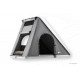 Columbus Variant hard-shell roof tent - Grey fabric - White shell - Medium X-Long