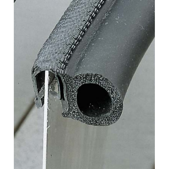 Sealing profile with lateral bead - Clamping range: 1.0-4.0 mm - Length: 50 m