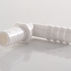 90° angled pipe connector