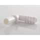 90° angled pipe connector