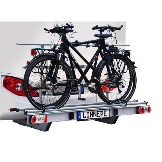 Cargo carrier for the rear of a motorhome