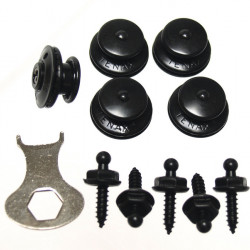 LOXX snap fasteners - Large - Black