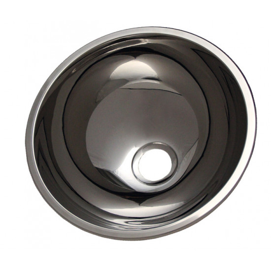 Stainless steel sink, round, 26cm