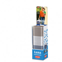 Display with 30 buckets (each 18.5 liters, 40x40x23cm, assorted colors)
