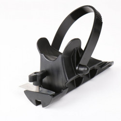 Right-hand wheel holder for V-rail bike lift
