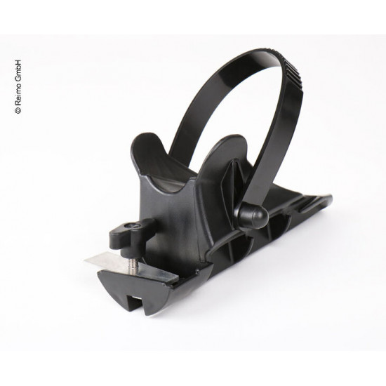 Right-hand wheel holder for V-rail bike lift