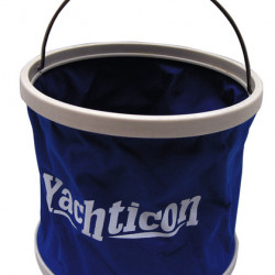 9-liter collapsible bucket with sturdy base and storage bag