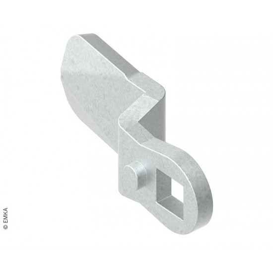 Tongue for door safety lock, height: 35mm, length: 45mm