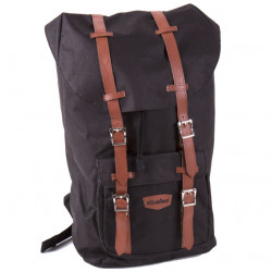 REIMO backpack, black, separate laptop compartment