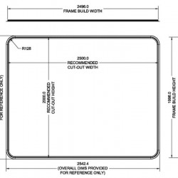 Euro Slide frame 2500x2000