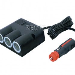 3-gang surface-mounted box 12 with cable