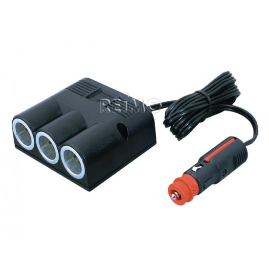 3-gang surface-mounted box 12 with cable