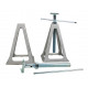Carbest leveling jacks/caravan support stands, aluminum, 2 pieces