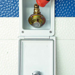 City water connection white