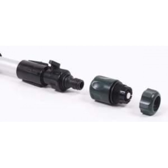 Aluminum telescopic brush - length adjustable from 0.9 to 1.8 m
