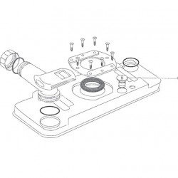 PP C2-2 Sliding knob wastewater tank