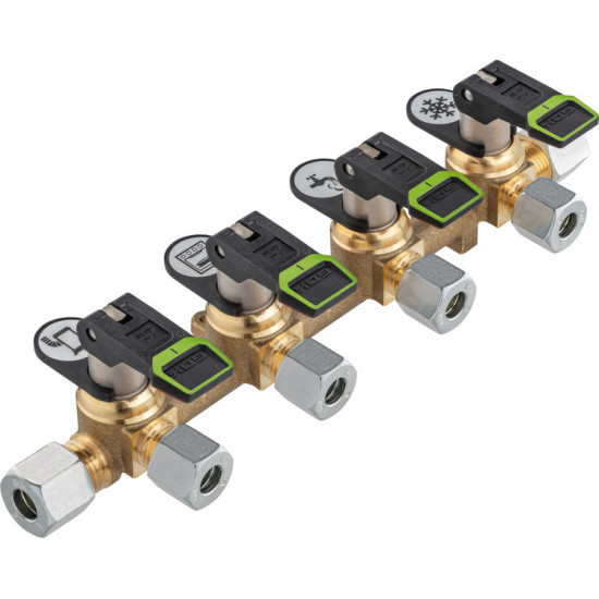 Manifold block - Standard - Quick-connect valve