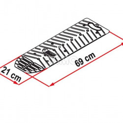 Ramp leveling plate