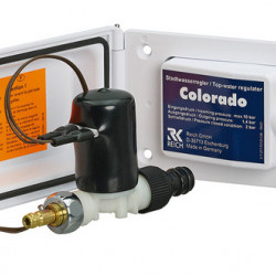 COLORADO PLUS city water regulator with removable solenoid valve and changeover switch
