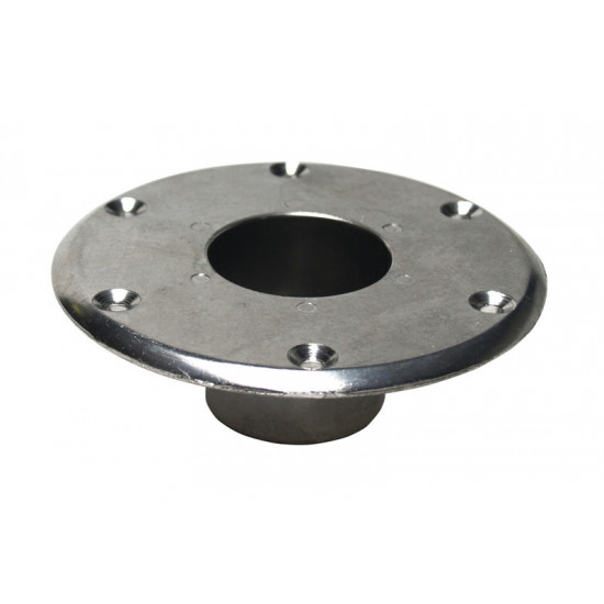 Mounting rosettes for table column - chrome