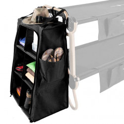 Wardrobe Cabinet for Disc-O-Bed L+XL, Color Black