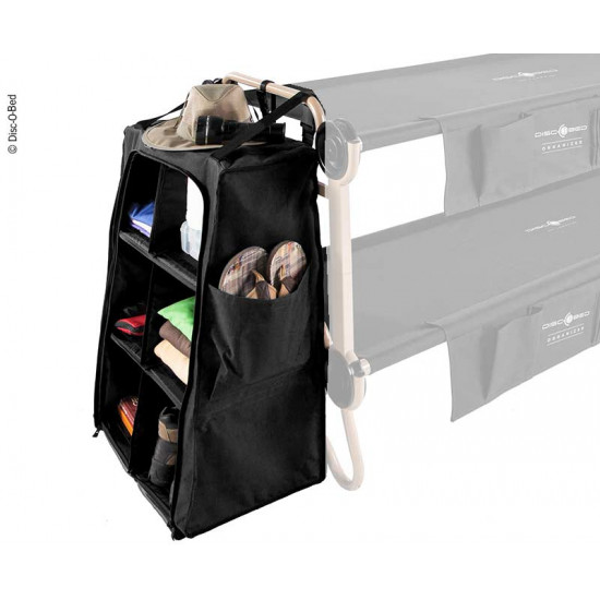 Wardrobe Cabinet for Disc-O-Bed L+XL, Color Black