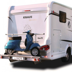 Findus motorcycle carrier for motorhome