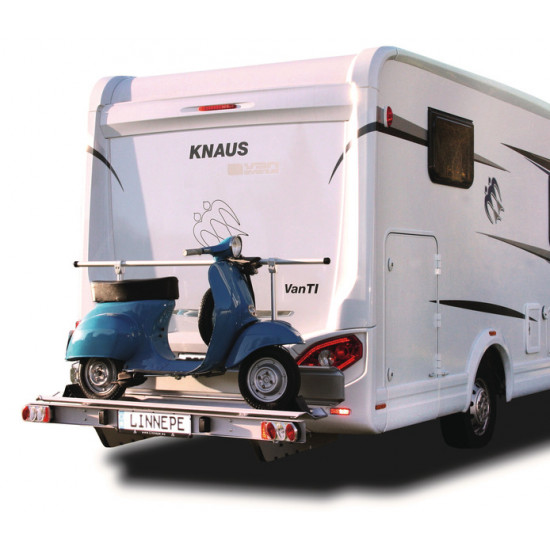 Findus motorcycle carrier for motorhome