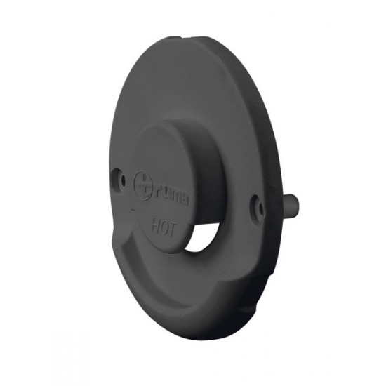 Anthracite exterior fireplace part for wall-mounted fireplace set ZR 80