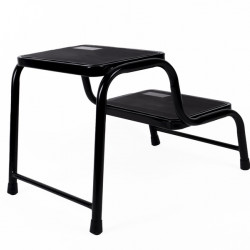 Double step steel - Black