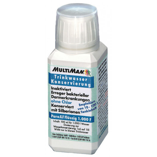 PuroSil liquid 1000 water preservative, 100ml