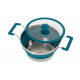 Foldable silicone cooking pot