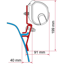Fiamma Adap.F35 VW T3 2-piece