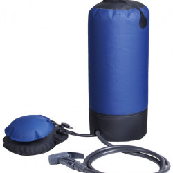Camping shower with 12 l water tank