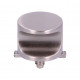 Round push-lock set - matte black