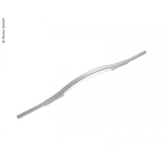 Cabinet handle, silver, matt lacquered, length 160mm